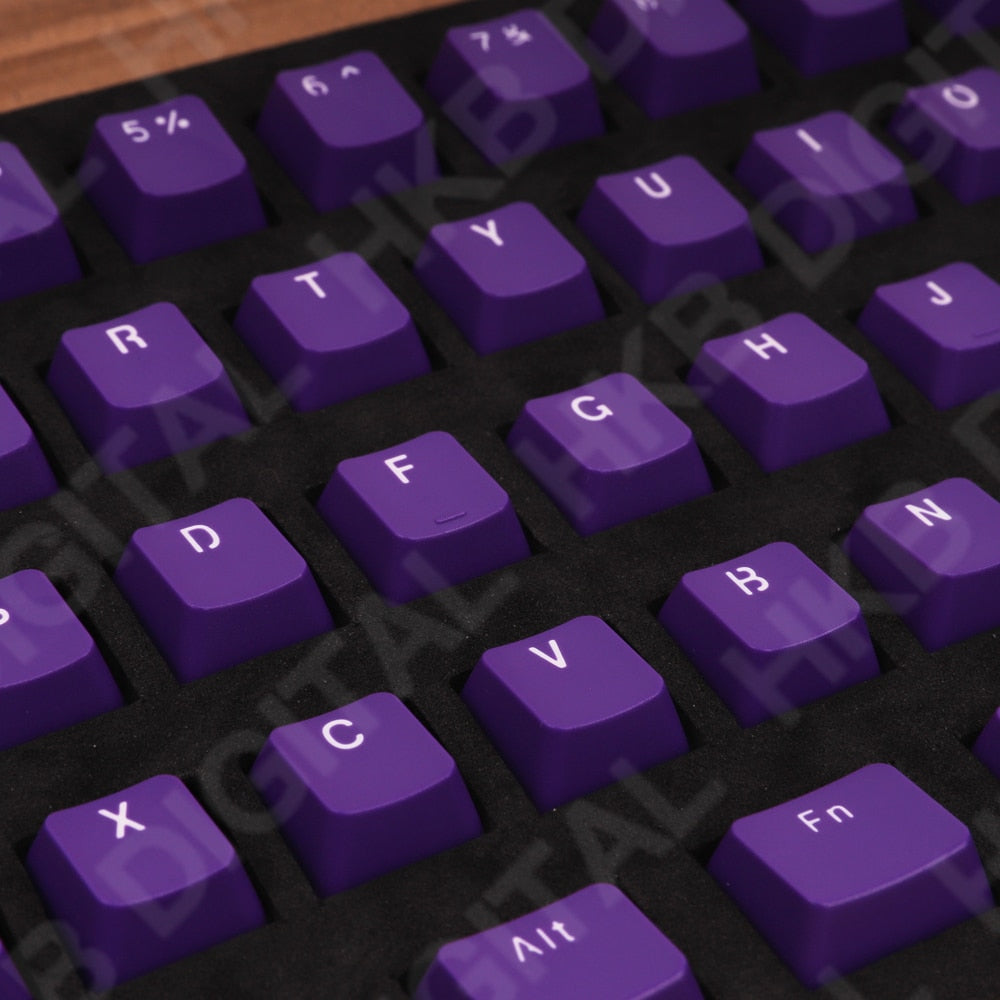 Keycaps for Mechanical Keyboard Purple OEM Profile Height ABS 104 Keys 60% 68% 80% 104 Keyboard Anne Pro 2 GK61 SK61 PC Gamer