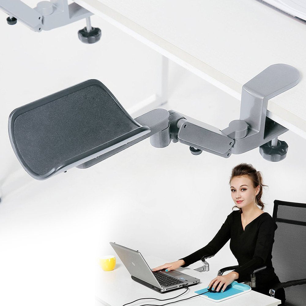 Arm Rests Ergonomic Arm Rest Rotating Computer Desk Arm Rest Support Office Arm Pads Hand Wrist Rest with Wrist Rest 360 Degrees rotatable