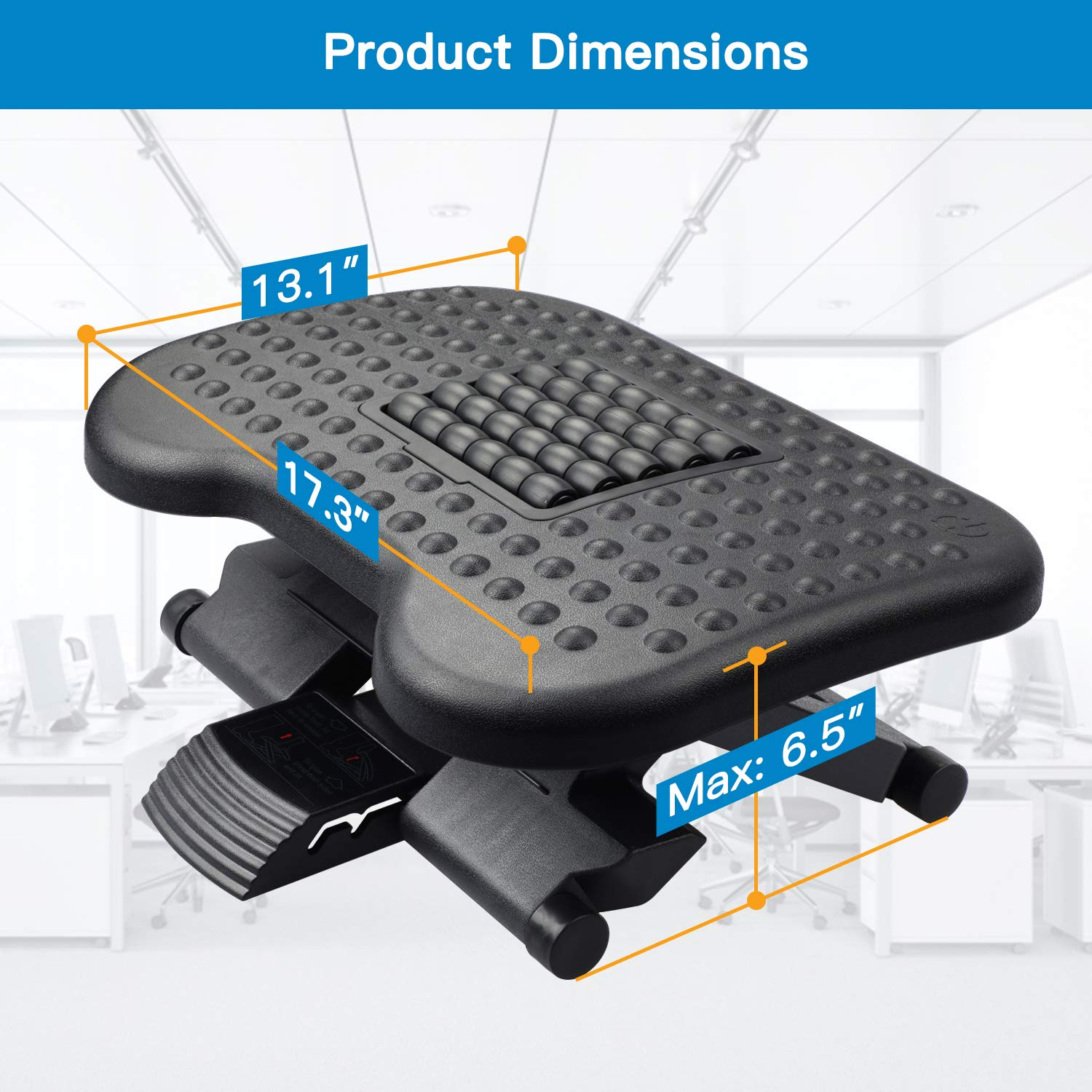 Desk Footrest Rocking Footstool Office Foot Rest Work -  Israel