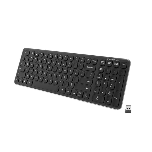 Wireless Keyboard 2.4G Compatible with Computer Dell Windows xp/7/8/10/11 Linux Android Ultra Thin Small Keypad KB366